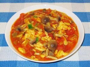 姬菇西紅柿炒雞蛋 姬菇西紅柿炒雞蛋