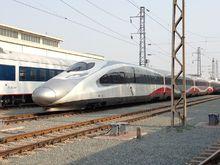 第一組列車在北京環行鐵道進行試驗