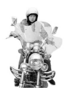 李春鳳和她的機車