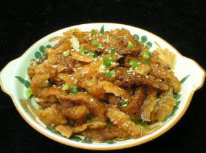 黑米鍋巴肉 黑米鍋巴肉