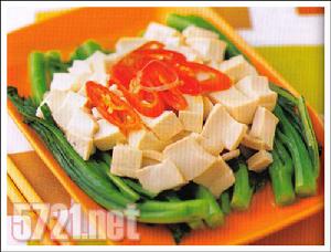 豆腐油菜心