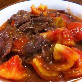 番茄馬蹄牛肉 番茄馬蹄牛肉