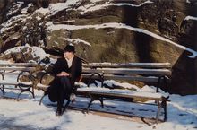木心先生在紐約中央公園