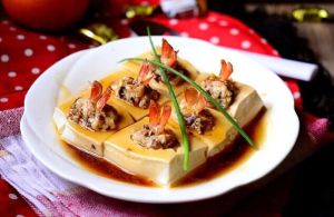 鳳尾蝦仁豆腐 鳳尾蝦仁豆腐