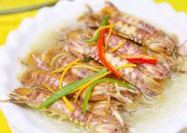 姜蔥炒瀨尿蝦 姜蔥炒瀨尿蝦