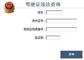 駕駛證記分查詢 駕駛證記分查詢