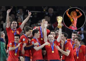 2010年世界盃西班牙奪冠。賽事期間上證指數跌幅為3.08%