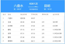 6061次列車