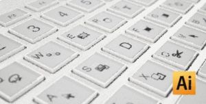 Ai操作中的鍵盤顯示