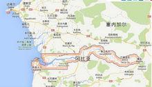 甘比亞地圖