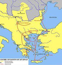 奈蘇斯戰役路線圖