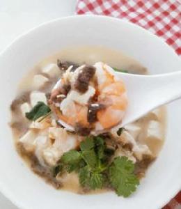蝦皮豆腐湯 蝦皮豆腐湯