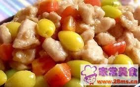 白果雞丁 白果雞丁