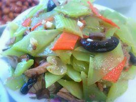 萵筍香菇炒肉 萵筍香菇炒肉