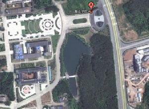 谷歌地圖中的聽松湖