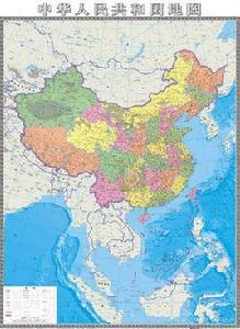中國豎版地圖 中國豎版地圖