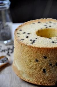 香草牛奶朱古力豆戚風 香草牛奶朱古力豆戚風