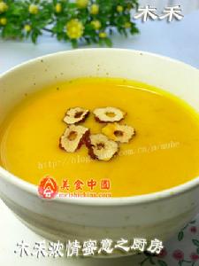 奶棗香南瓜糊