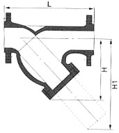 Y型過濾器結構圖