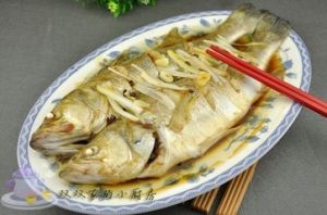 微波薑絲蒸鱸魚