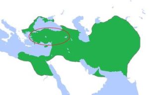 阿契美尼德王朝（波斯第一帝國）領土最大時的版圖