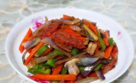 蘑菇炒香腸 蘑菇炒香腸