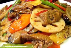 茭白蚝油肉片 茭白蚝油肉片