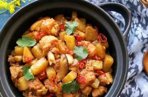 土豆香菇燜雞 土豆香菇燜雞