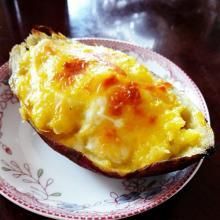 芝士焗紅薯 芝士焗紅薯