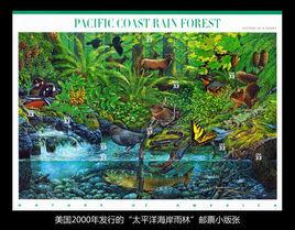 太平洋海岸雨林[同名郵票]