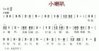小喇叭簡譜
