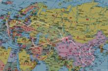 中亞廣通項目地理位置圖