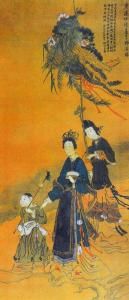 清任淇送子得魁圖 清任淇送子得魁圖