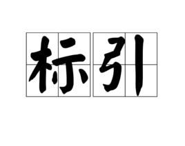 標引