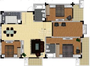 鵬城國際戶型圖