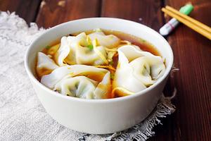 韭菜餛飩 韭菜餛飩