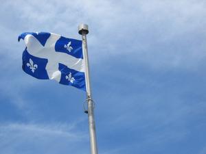 （圖）魁北克省旗