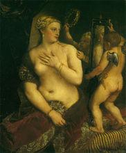 《照著鏡子的維納斯》