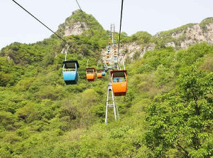 青龍峽索道 青龍峽索道