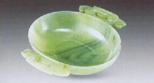 玉人面筆洗 玉人面筆洗