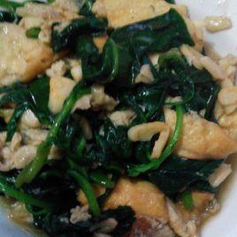 土人參葉炒雞蛋 土人參葉炒雞蛋