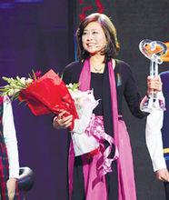 張平宜在“感動中國2011年度頒獎典禮”現場