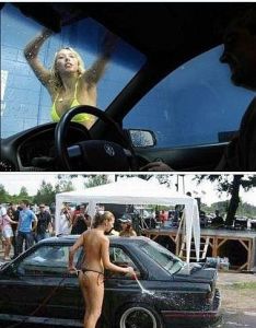 裸體洗車
