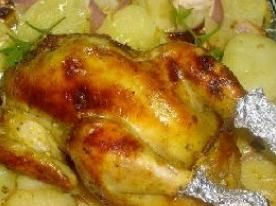 法式芥末烤春雞 法式芥末烤春雞