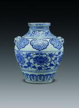 元青花雙獸耳大罐