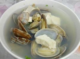 花蛤豆腐湯 花蛤豆腐湯