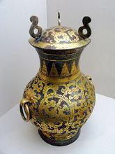 鎏金銀蟠龍紋銅壺