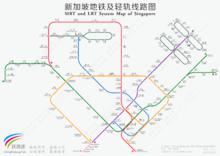新加坡捷運輕軌線路圖