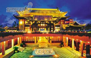 三亞華宇皇冠假日酒店夜景主樓