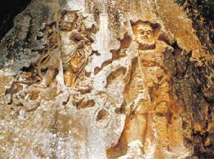 （圖）黑天石刻